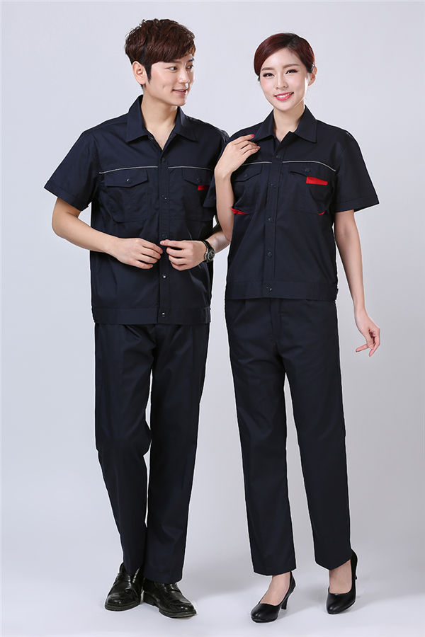棉細斜紋工作服定做