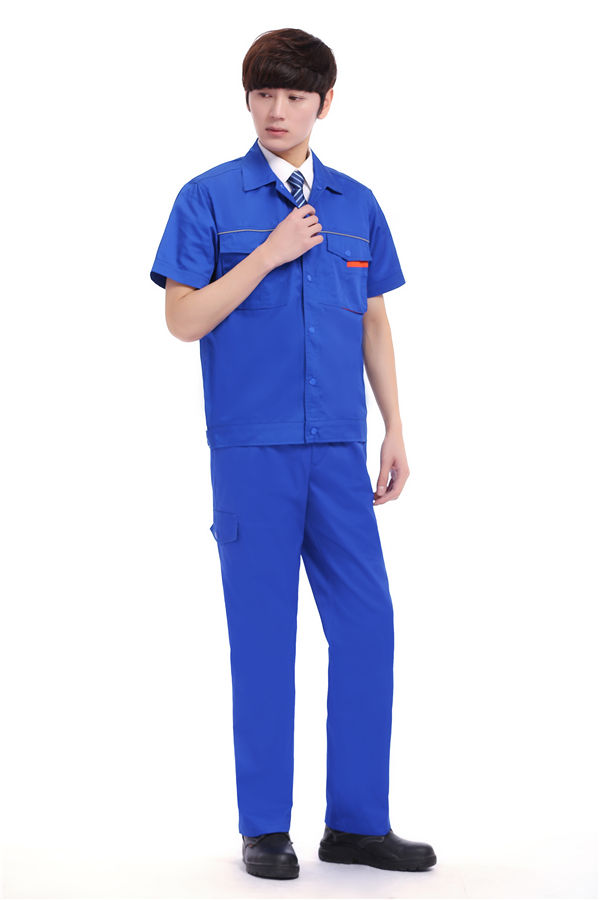 棉細斜紋工作服定制