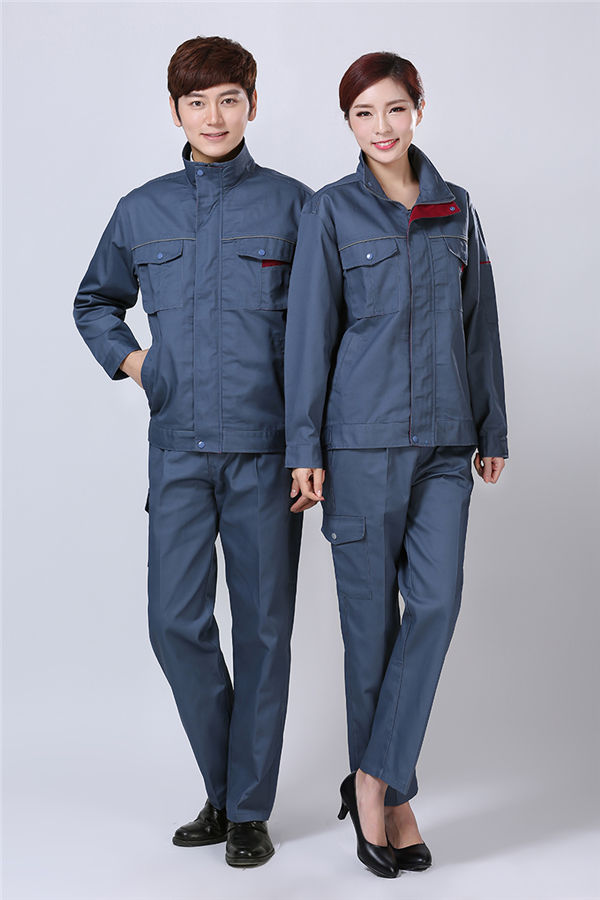 棉厚紗卡工作服