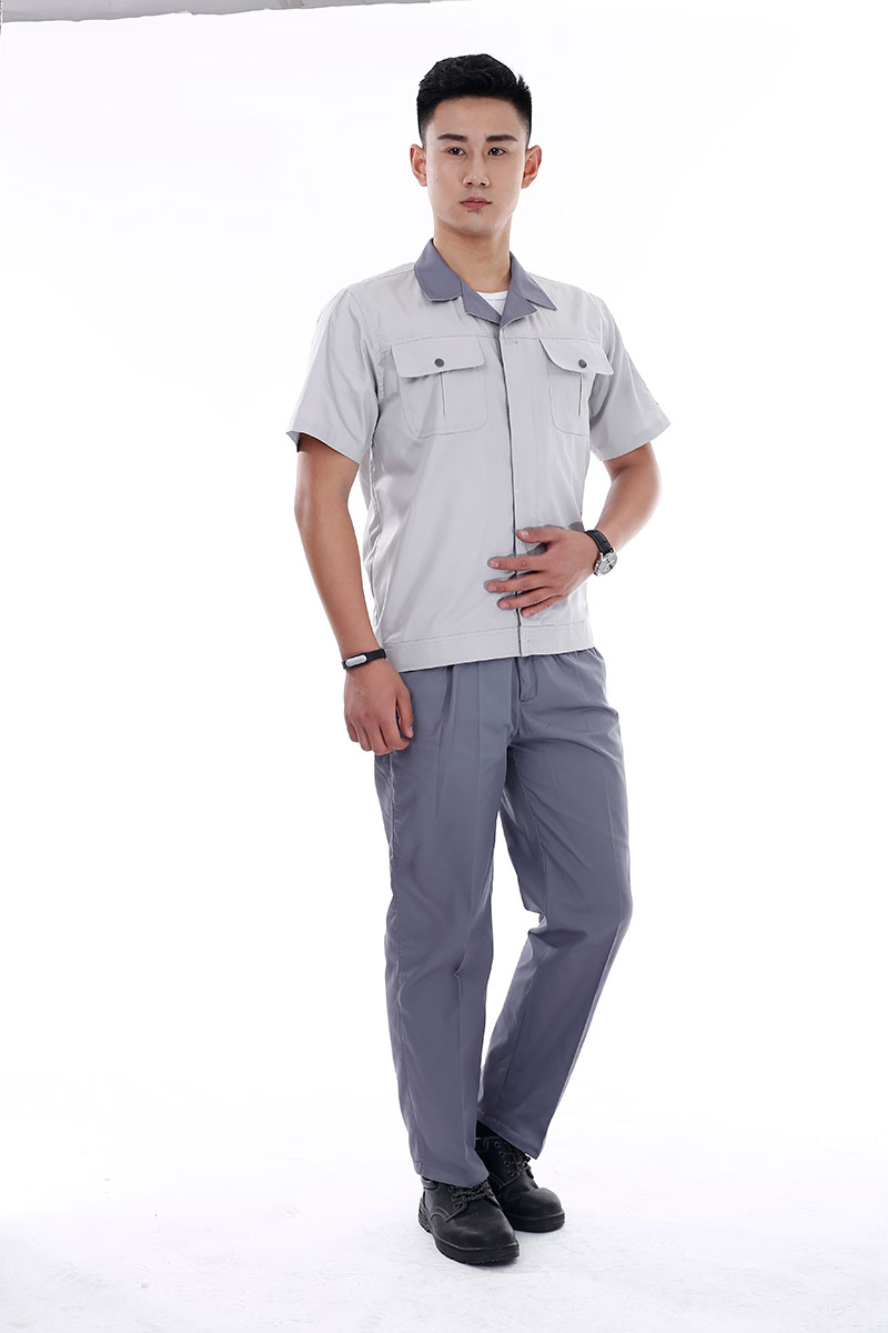 翻領短袖工作服