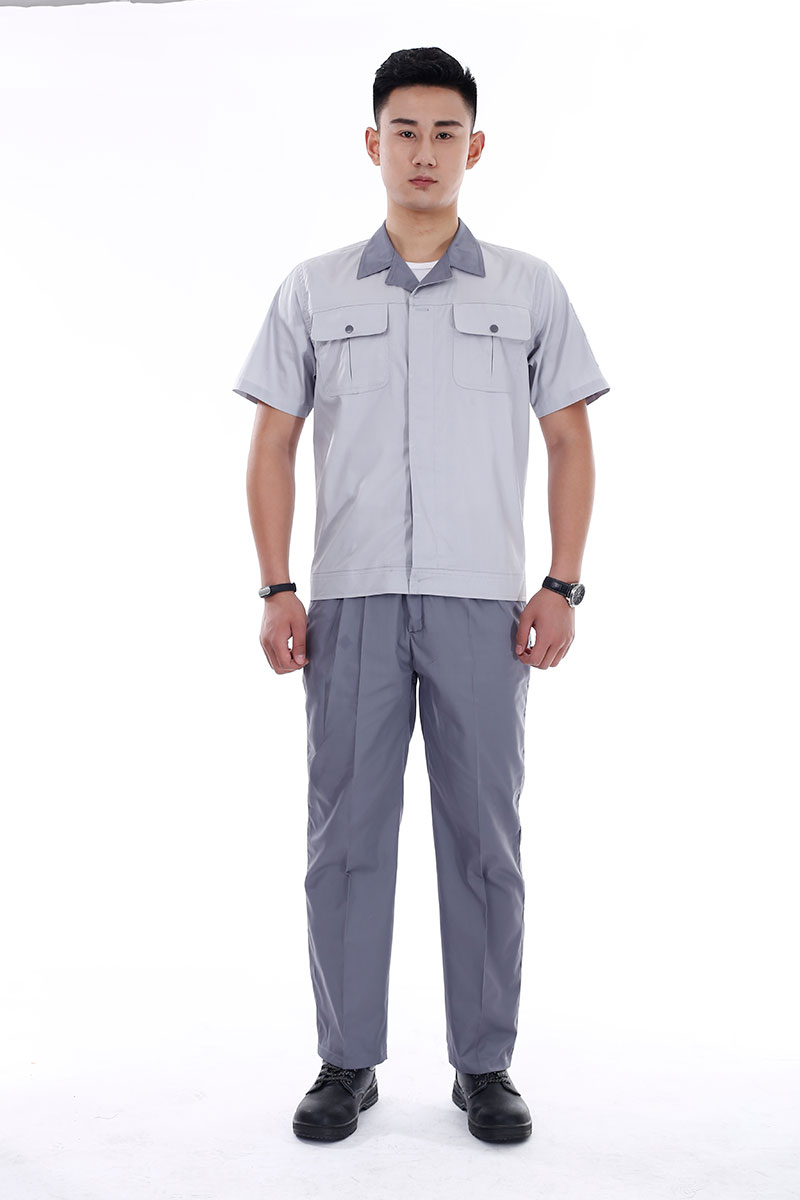 翻領短袖工作服