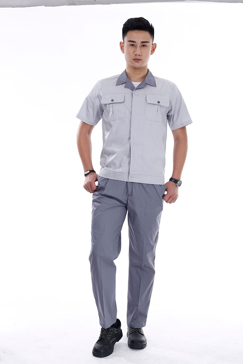 翻領短袖工作服