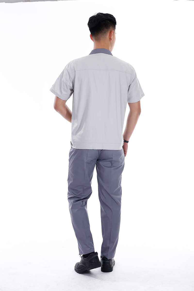 翻領短袖工作服