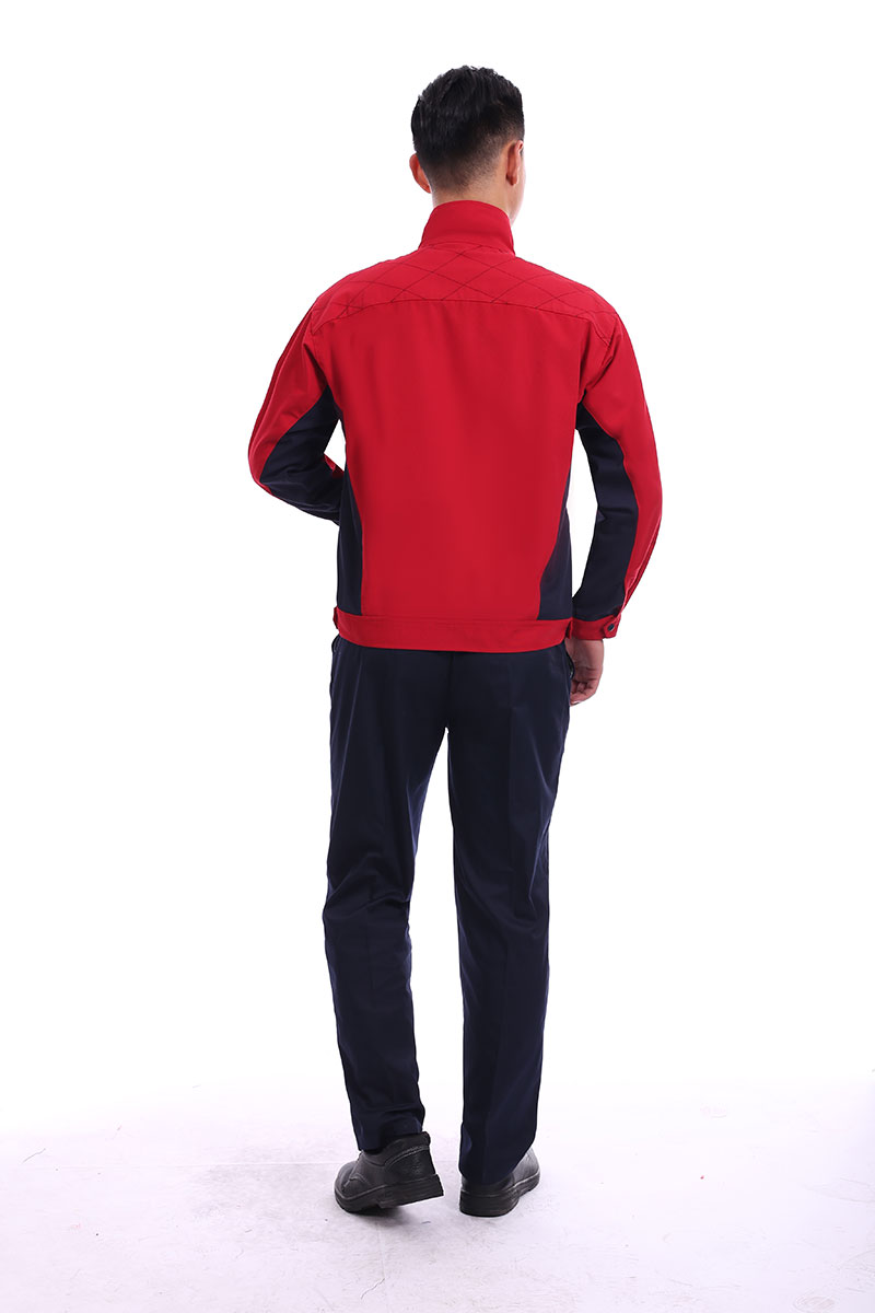 滌棉防靜電工作服紅色