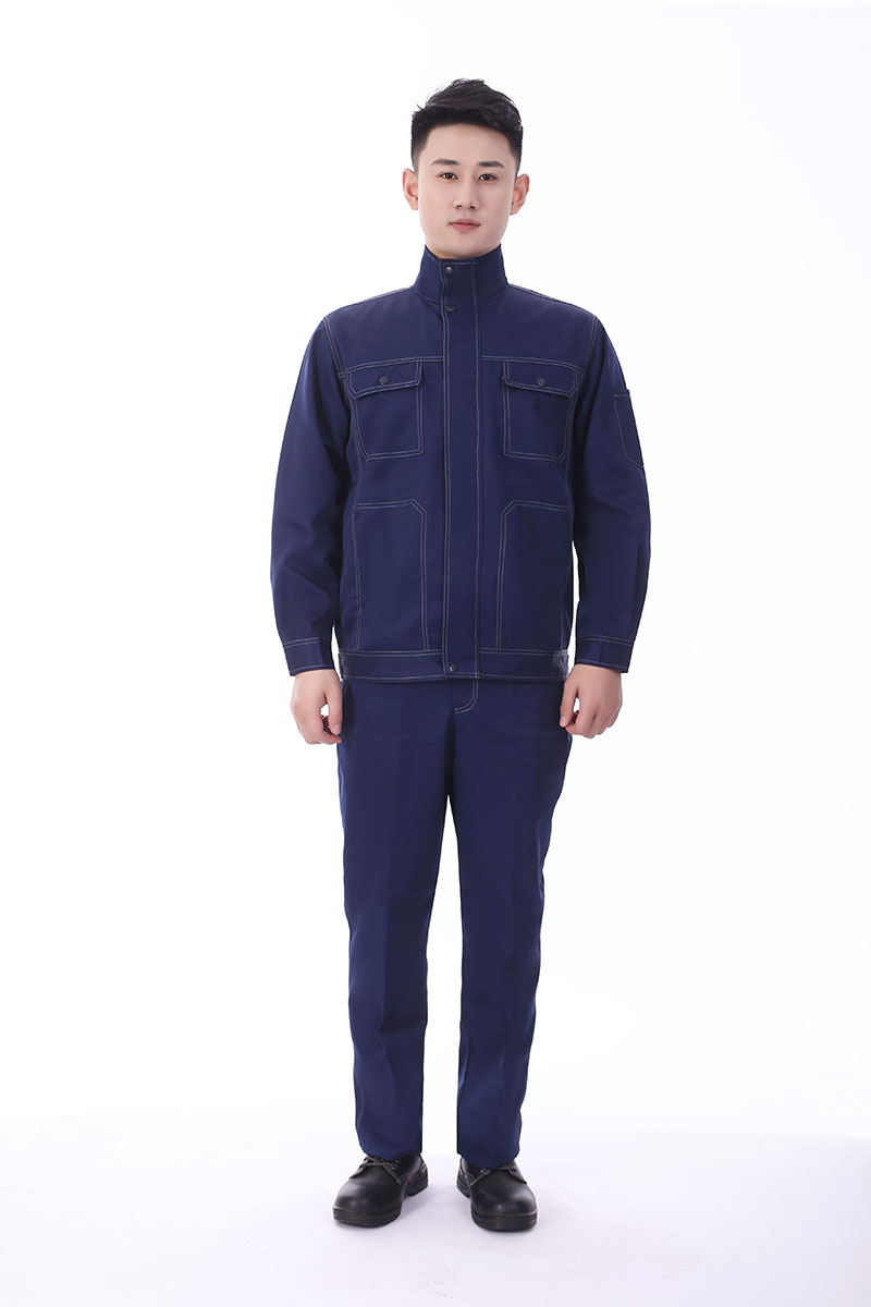防酸堿工作服藏藍