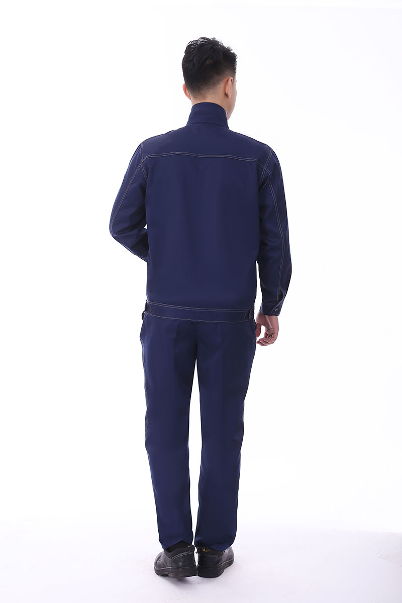 防酸堿工作服藏藍