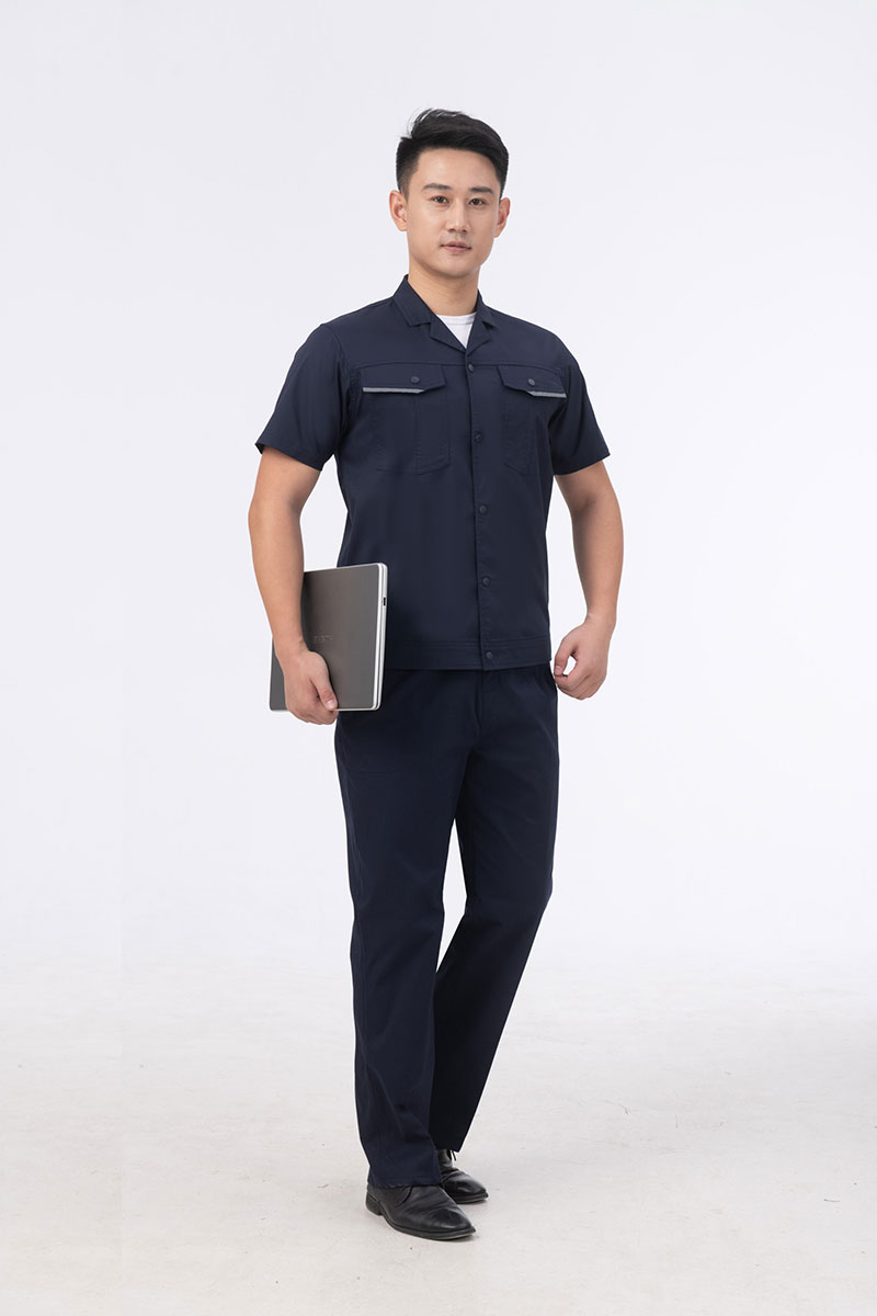 彈力款工作服藏藍(lán)