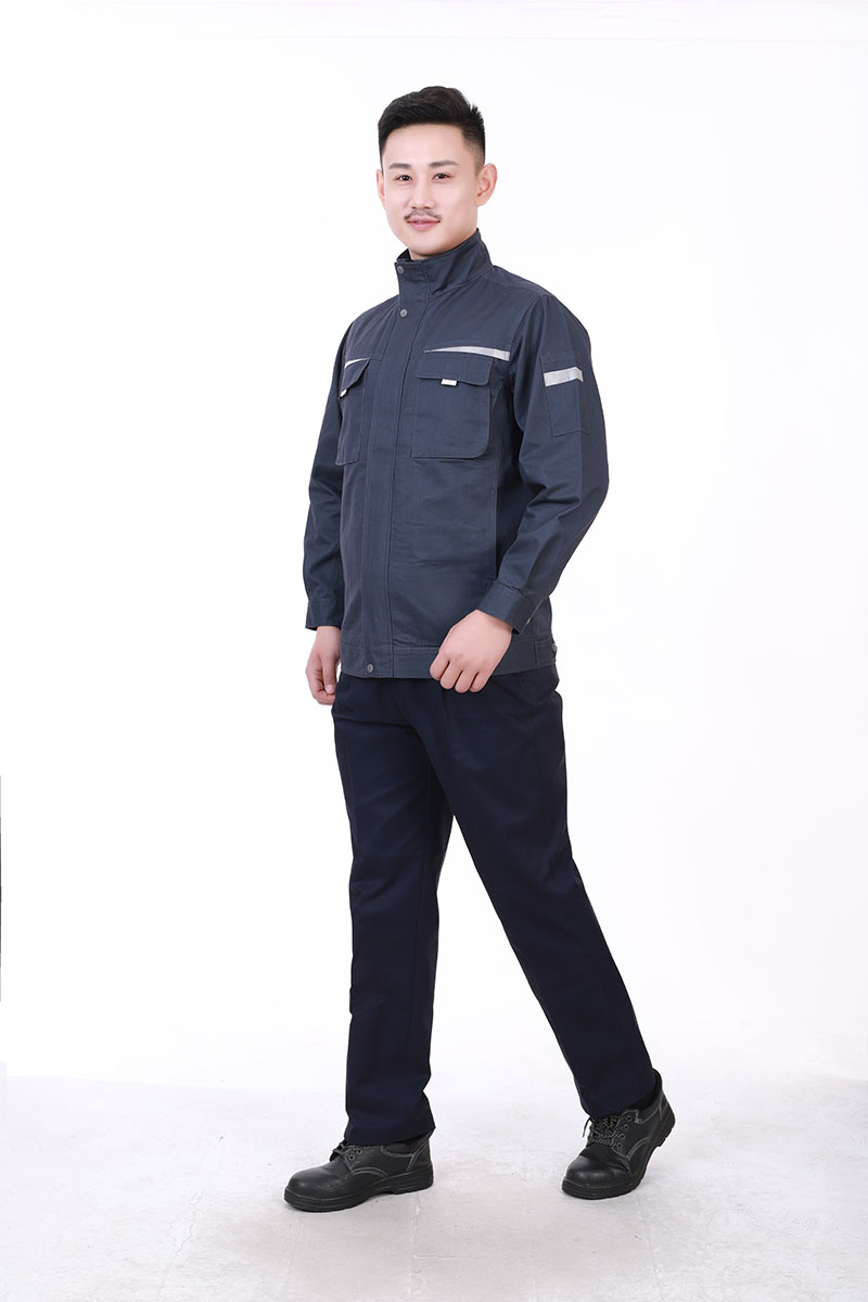 長袖工作服鐵灰