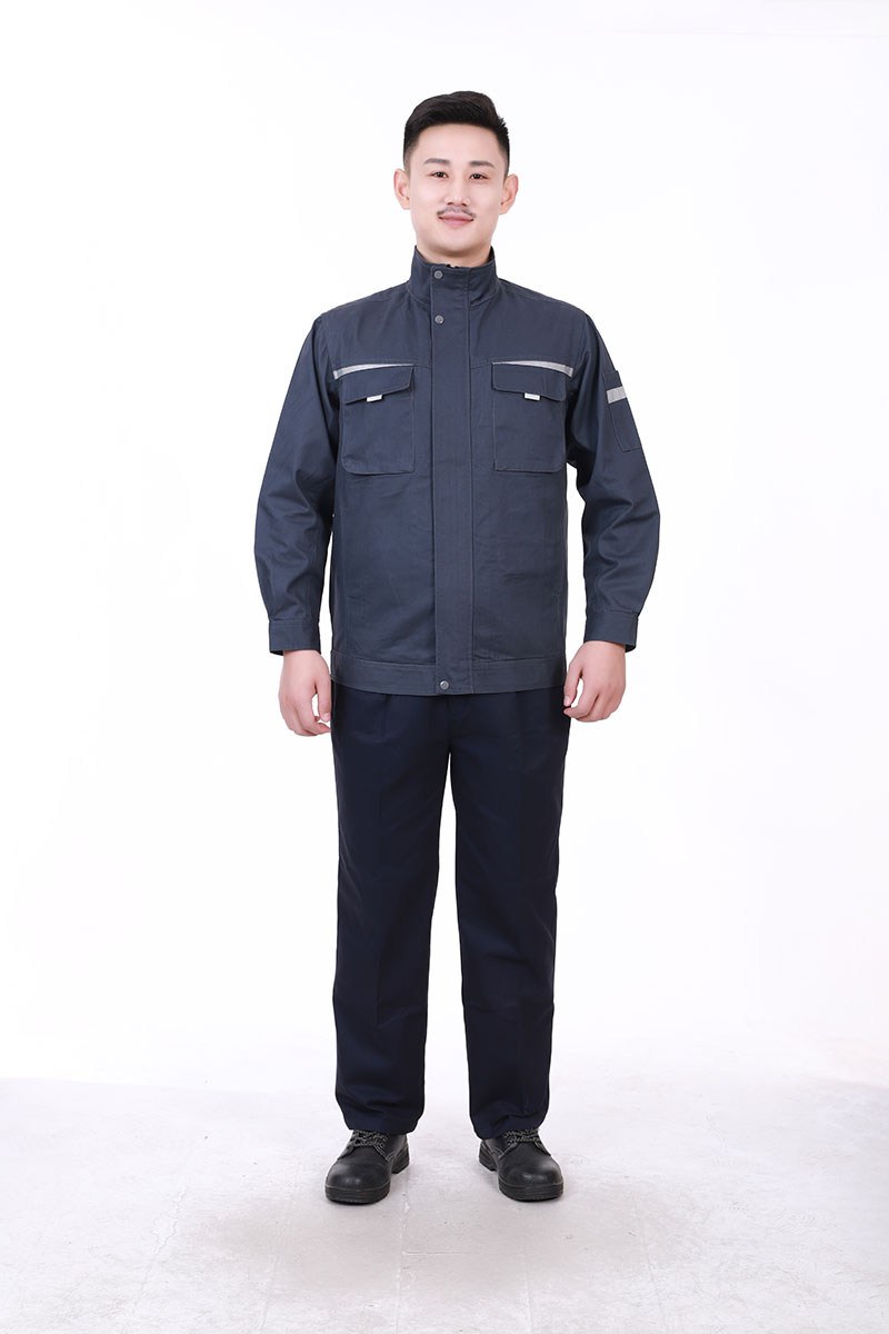 長袖工作服鐵灰