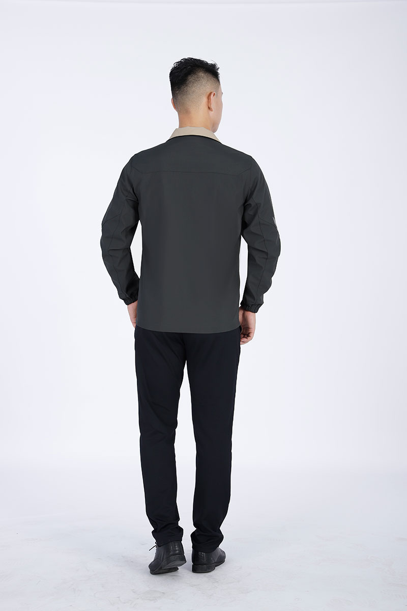雙面夾克工作服墨綠卡其