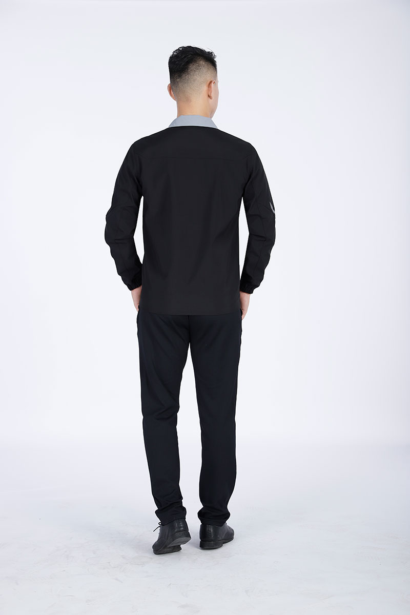 雙面夾克工作服灰黑