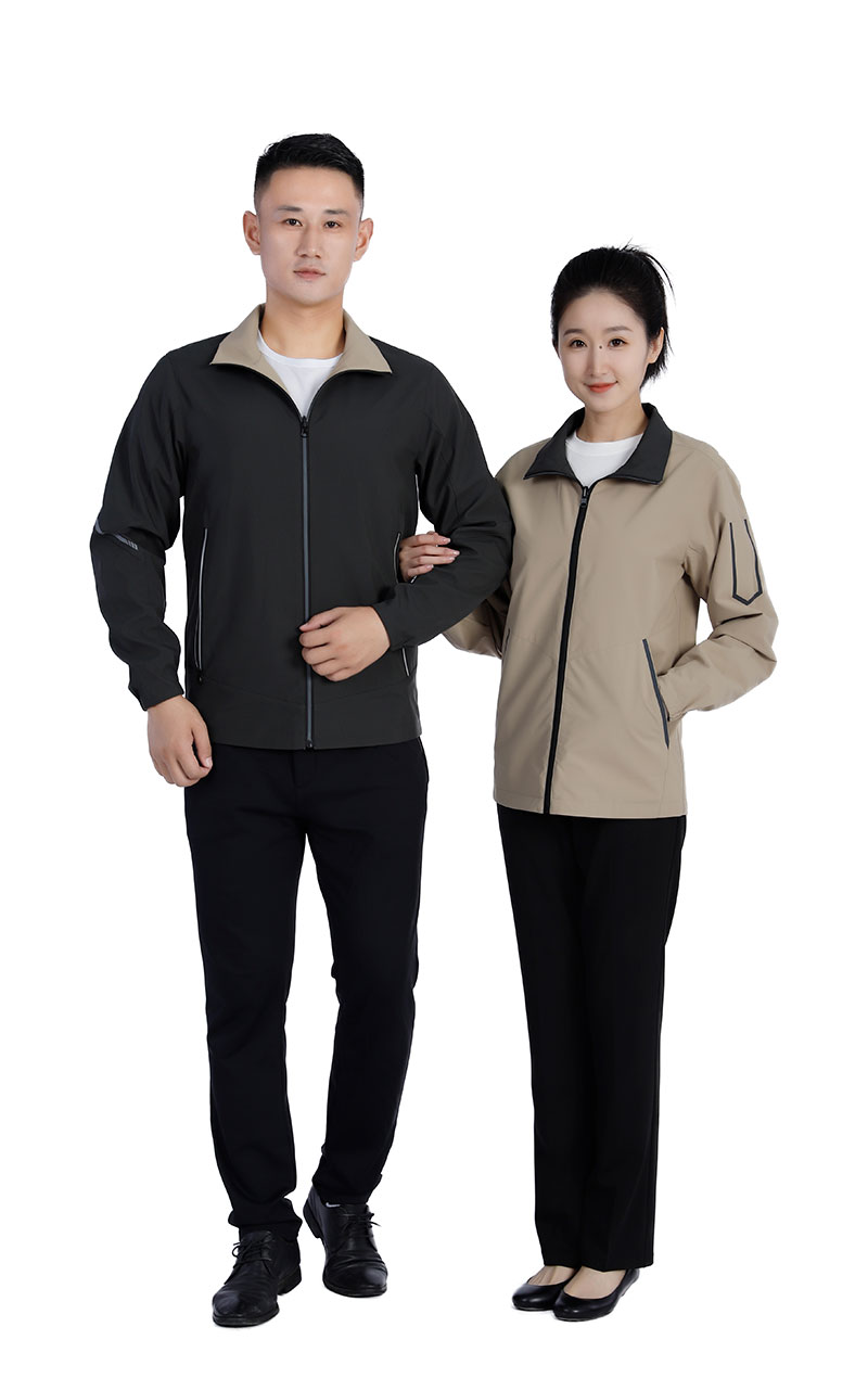 雙面夾克工作服墨綠卡其