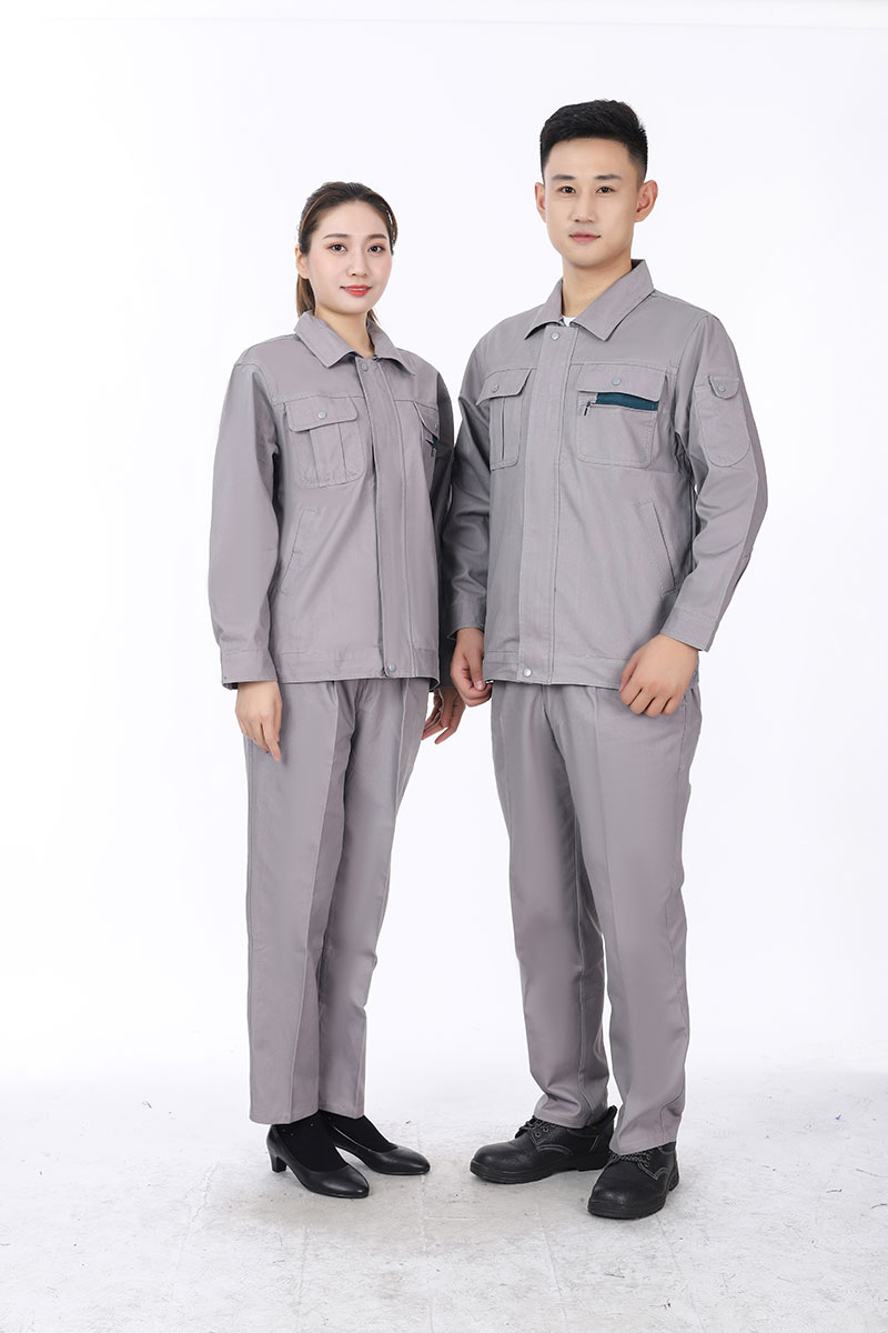 純棉工作服灰