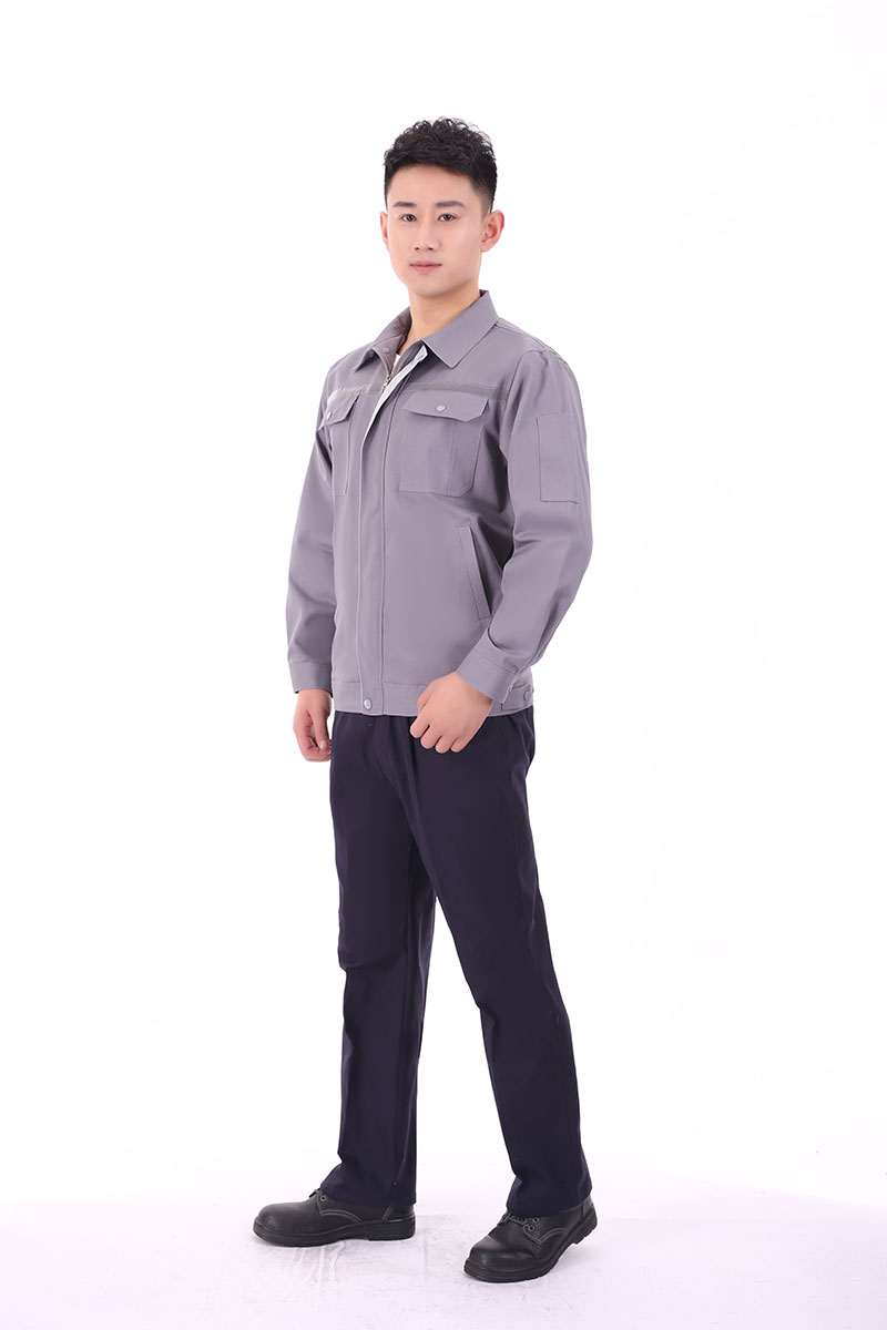 純棉工作服灰